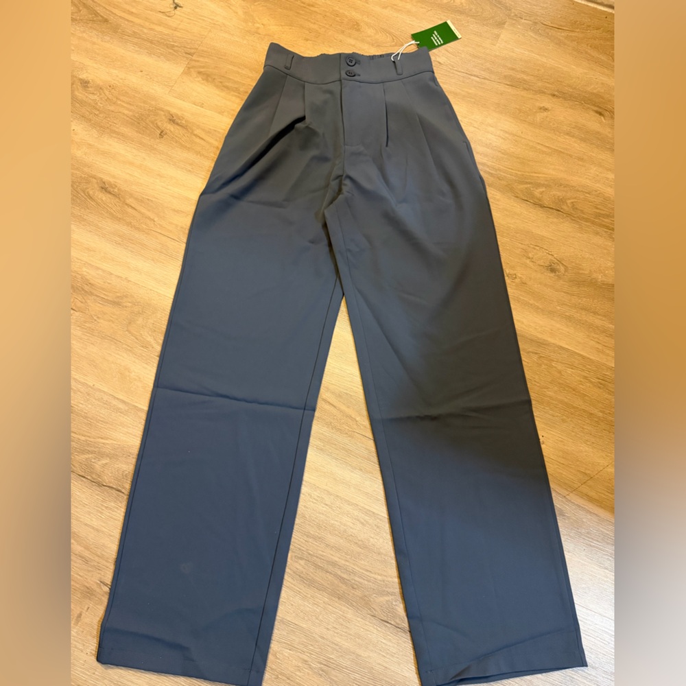NWT Halara Wide Leg Trousers Navy Blue XS Tall